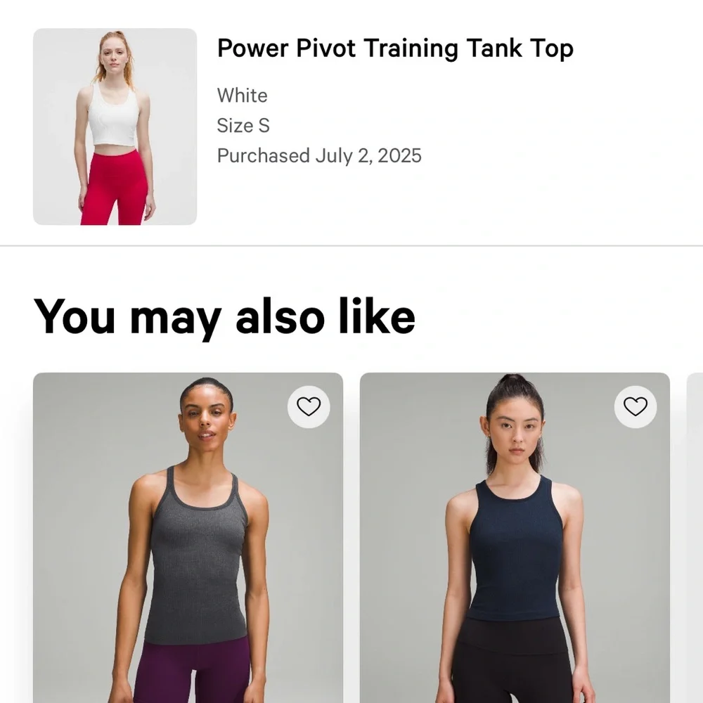 lululemon power pivot training tank top - Picture 5 of 5